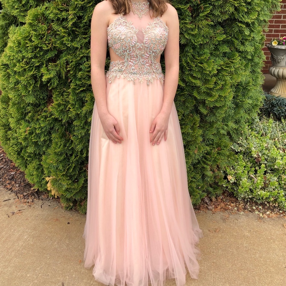 Blush Pink Prom Dress
